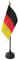 AZ FLAG - Tischflagge Deutschland - 15x10 cm Goldene Splitze - Deutsche Tischfahne 10 x 15 Cm - Flaggen