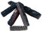 5 Small Piece Set of Ceramic Wood Logs Gas Fireplace Logs. All Types of Indoor, Gas Inserts, Ventless & Vent Free, Electric, or Outdoor Fireplaces & Fire Pits. Realistic Clean Burning Accessories