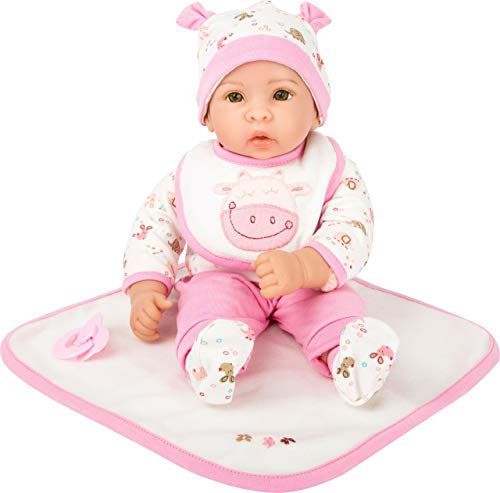 Small Foot Puppe Hanna inkl. ausziehbarer Bekleidung, Schnuller und weicher Kuscheldecke, für Kinder ab 2 Jahren, 11237 Spielzeug, Hannah