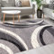 Mazovia Modern Teppich - Kurzflor - Teppich für Wohnzimmer, Schlafzimmer, Esszimmer - ÖKO-TEX Wohnzimmerteppich, Robust und pflegeleicht, Niedrige Florhöhe – Teppiche - grau 150 x 300 cm