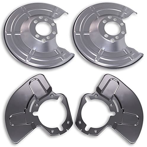 BESTPRICE 4x Ankerblech vorne & hinten Spritzbelch Deckblech für Bremsscheibe Kompatibel mit OPEL ASTRA H (A04) (L70), ZAFIRA/ZAFIRA FAMILY B (A05), ZAFIRA A (T98), ZAFIRA B (A05)