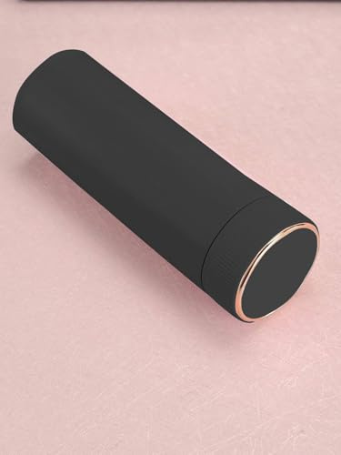 Water Bottle Vacuum Insulated Infuser Bottle 500ml/24hrs Cold - Stainless Steel Double Walled and BPA Free - 12hrs Hot Drinks Water Coffee Milk White Thermal Flask Travel Flask (Black)