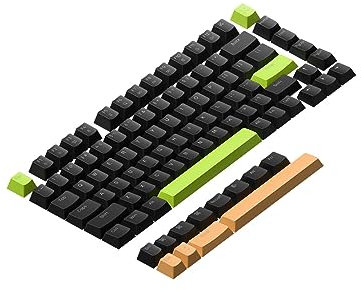 nuphy Electro & Ethereal Shine-Through PC Keycaps - Teclas para Teclado mecánico Halo
