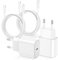 𝟐𝐏𝐚𝐜𝐤 iPhone 14 13 Chargeur Rapide 20W [Apple MFi Certifié],2M USB C Chargeur iPhone avec câble de Charge Lightning Cable pour Apple iPhone 14/13/12/11 Plus/Pro Max/SE/XR/XS/X/Mini/iPad