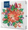 PAW - Servietten 3-lagig (33 x 33 cm) I 20 Stück I Papierservietten Bunt Perfekt für den Weihnachtstisch I Servietten - Weihnachten, Winter, Schnee I Poinsettia With Cones