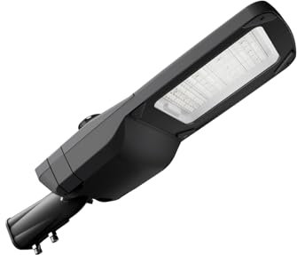 ENOVALITE LED Straßenleuchte PRO 150W 22500lm 5000K Neutralweiß - IP66 IK08 Außenleuchte - LED Wegeleuchte Mastaufsatzleuchte für Ø 48-60mm Mast - Straßenbeleuchtung Parkplatz