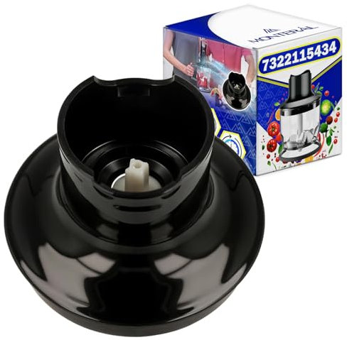 MONTERAL Tapa de Engranaje para Batidora con Código Original 7322115434 para el Recipiente HC 350 ml para Braun Multiquick - Garantía de 10 Años