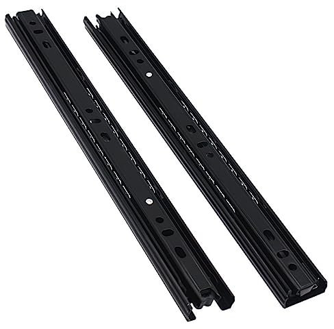 SXPXP Bandsäge Schubladenführungen Schubladenführungen Kugellager aus Edelstahl mit sanftem Schließmechanismus Schubladenschienen Hochleistungs-Möbelbeschläge for Schränke (400 mm/16 Zoll)