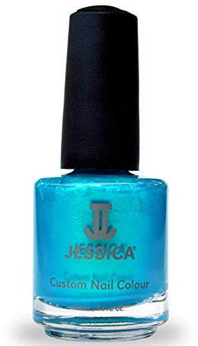 Jessica Nails - Out All Night Shimmering Blue Custom Colour Nail Polish/Varnish - 541