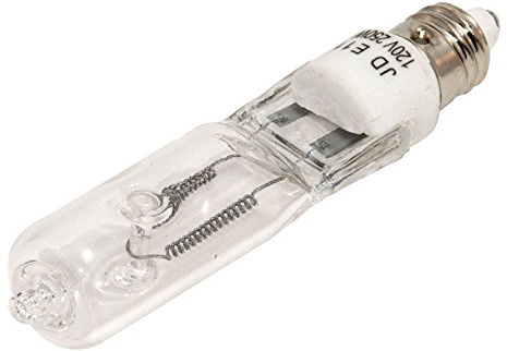 Bulbrite Halogen T4 Q250CL/MC 120-Volt Halogen JD Type Mini-Candelabra E11 Bulb,250-Watt,Clear