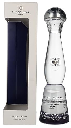 Tequila Clase Azul Plata – 100% Agave Azul Tequiliana Weber – 70cl – 40% vol. – Confezione Regalo