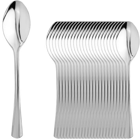 GRÄWE Mehrwegbesteck - Löffel aus Kunststoff 25 Stück - wiederverwendbar