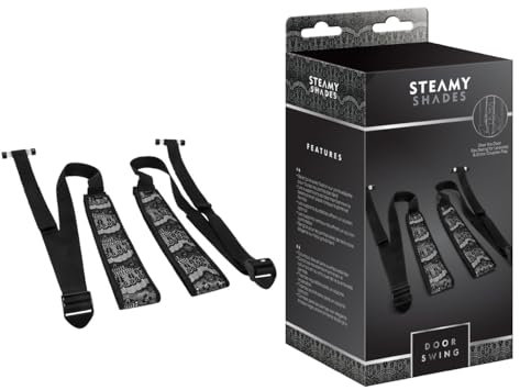 Steamy Shades Door Swing Sex Tür-Schaukel schwarz-grau
