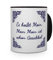 printplanet Tasse mit Spruch: Es heißt Moin. Moin Moin ist Schon gesabbel. - Kaffeebecher, Mug, Becher, Kaffeetasse - Farbe Schwarz