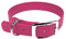 LENNIE BioThane Halsband, Dornschnalle, 25 mm breit, Größe 38-46 cm, Magenta, Aufdruck möglich