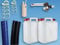 Motorhome Caravan Cold Water Starter Kit Campervan T4, T5 Plumbing Kit for Campervan Sink,Tap & Pump & 10L Water Containers Suit Smev 8005