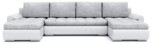 Sofini Wohnlandschaft Tokio III mit Schlaffunktion! Best ECKSOFA! Wohnlandschaft mit Bettkästen! (Lawa 9+ Soft 17)
