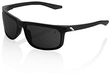 100 Percent Hakan-Soft TACT Black-Grey PEAKPOLAR Lens Gafas, Hombres, Negra-Cristal Oscuro, Mediano