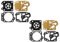C·T·S Vergaserdichtung und Membran-Set für chinesische Motorsense TU26 CG330/430/520 Walbro WYJ Vergaser (2 Stück)