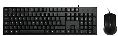 AvP USB 2.0 Keyboard and Mouse in Black, UK ISO Layout