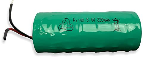 8.4v 320mAh Ni-MH Rechargeable External Burglar Alarm Sounder Backup Battery