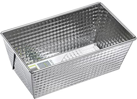Domotti Kastenform Szarlotta 20 x 12 x 8 cm Brotkastenform Backform Königskucheform Kekse Brot Kuchen Stahl