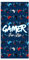 Gamer For Life Strandtuch, Gaming-Controller, Beats, 70 x 140 cm, 100 % Baumwolle