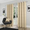 Enhanced Living Goodwood Eyelet Cream Curtains for Bedroom with Subtle Wave Pattern - 90x72 inch (229x183 cm) - Noise Reducing Thermal Curtains for Bedroom - 2 x Curtain Panels