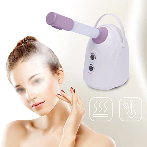 Gesichtsdampfer Gesichtssauna Pro Ozone Spa Salon Gesicht Heim-Sauna Hautpflege Nano Ionic Luftbefeuchter Kalter Heißer Nebel Dampfer für Gesichtszerstäuber Gesichtspflege Porenreinigung Gerät