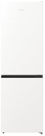 Hisense RB390N4AW21 Frigorífico Combi, Total No Frost, Blanco Altura 1,85m, Capacidad neta 3 L, ECO mode, Botellero, Silencioso 38 dBA