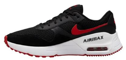 NIKE DM9537-005 Air Max SYSTM Sneaker Male Black/University RED-White UK 8