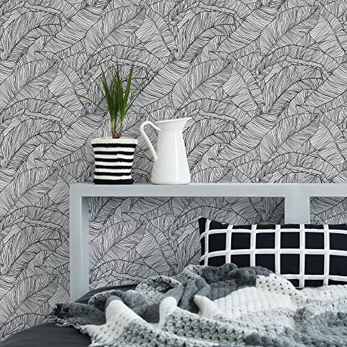 Superfresco Easy Kaya Mono Tropical Leaf Wallpaper | Pink Leaf | was £19.99