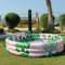 Misomo Aufblasbarer Kinderpool, Planschbecken, Babypool, Rund, 140 x 39 cm, Palmenblätter Design, Beverly Hills Edition