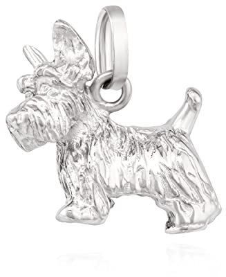NKlaus Kettenanhänger West Highland White Terrier mit Schlaufe 925 Silber rhodiniert 13740