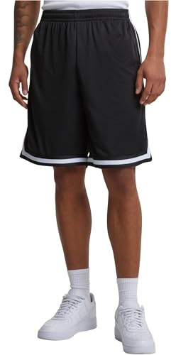 Urban Classics Herren Shorts Stripes Mesh Shorts, lässige Mesh Shorts für Männer, Straight Leg, erhältlich in verschiedenen Farbvarianten, Größen S-5XL