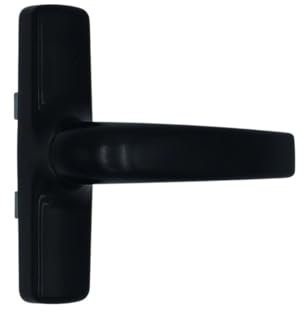 Cremonese per Infissi in Alluminio, Maniglia Ambidestra per Finestre e Porte Interne, Colori con Tinte RAL - FERCOLOR (Nero RAL9009)