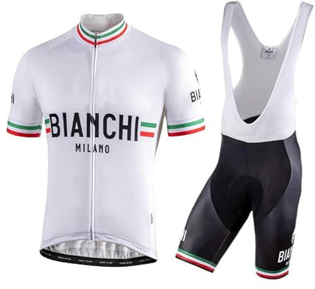 beyleaycau Herren Radtrikot Set Kurzarm Herrentrikot und Radhose Atmungsaktiv und Schnell Trockend Rennrad trikot herren