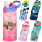 XinYiiLun Bouteilles d'eau personnalisées de 0,5/591 ml pour le sport - Bouteille d'eau isotherme avec paille - Bouteille d'eau en acier inoxydable avec nom - Cadeau pour fils et fille