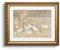 HUARCEY Leinwand Bilder mit Gold Rahmen, Vintage Wandbilder, Klassisch Wand Deko Wohnzimmer Schlafzimmer Badezimmer Küche, Bauernhaus Zimmer Deko Aesthetic, Ente Tier Painting, 33x40cm, klein