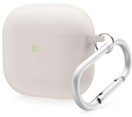 elago Liquid Hybrid Hülle Kompatibel mit AirPods 4. Generation Hülle - Kompatibel mit AirPods 4 Hüllenschutz, Dreifachschutz, Schlüsselanhänger Inbegriffen, Drahtloses Laden, Stoßfest