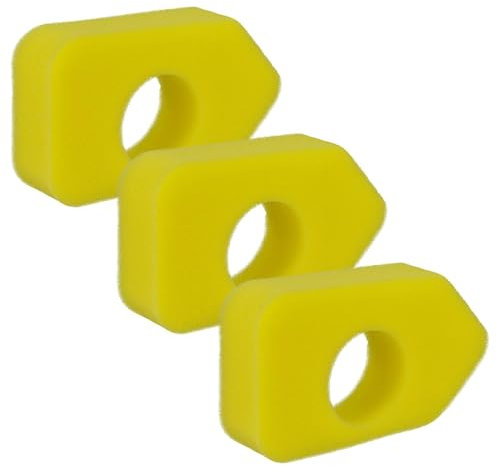 vhbw 3x Filter kompatibel mit Castelgarden XC 43 B Rasenmäher - 13 x 11 x 1,9 cm