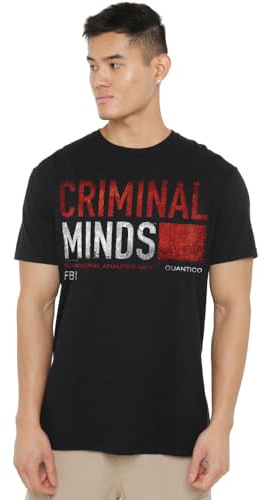 Criminal Minds Title Card Unisex T Shirt, Black, XXXX-Large