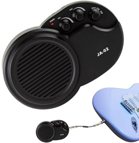 Zunetsutock Amplificador de guitarra pequeño, amplificador de guitarra, amplificador de guitarra eléctrica inalámbrico | Instrumento musical de cuerda personalizado, efectos de práctica para mujeres