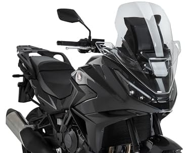 Puig 22402W Touring Windscreen; aerodynamic screen; elegant and functional design; optimal visibility; easy mounting with original screws; TÜV approved, Clear