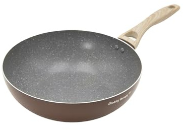 WOK COOKING THERAPY 28 CM MARRON