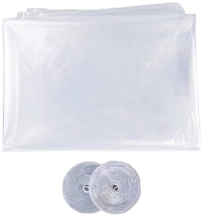 Película aislante para ventanas: retención del calor invernal y prevención del aire frío | Cinta adhesiva reutilizable recortable película transparente | Finstre domésticas, kit Fi