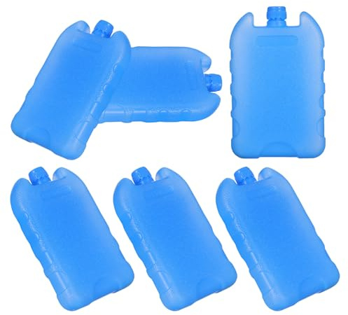 Abaodam 6 Pièces Boîte à Cristaux de Glace pour Ventilateur de climatisation climatiseur Mobile PE Blue