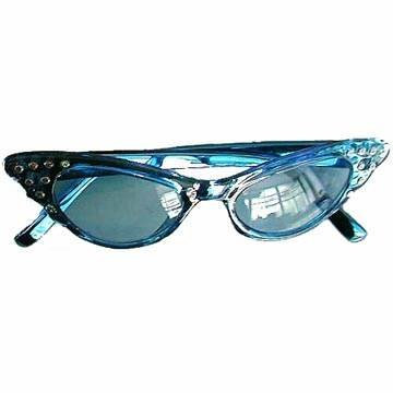 Körner - Brille Glamour mit Brillies, Blau