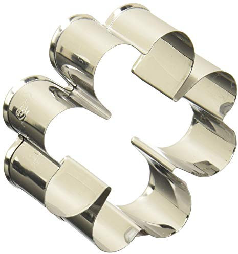 Birkmann 1010704510 Ausstechform Kleeblatt 6 cm, Kunststoff, Grau, 5 x 3 x 2 cm