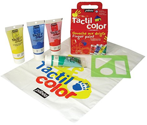 Pébéo 633405 Tacticolor Set Découverte 4 Tube de 80 ML Assortis